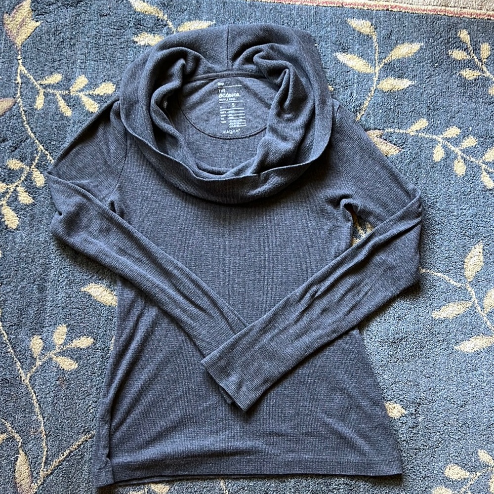 Gap | Waffle Cowl Neck long sleeve shirt
